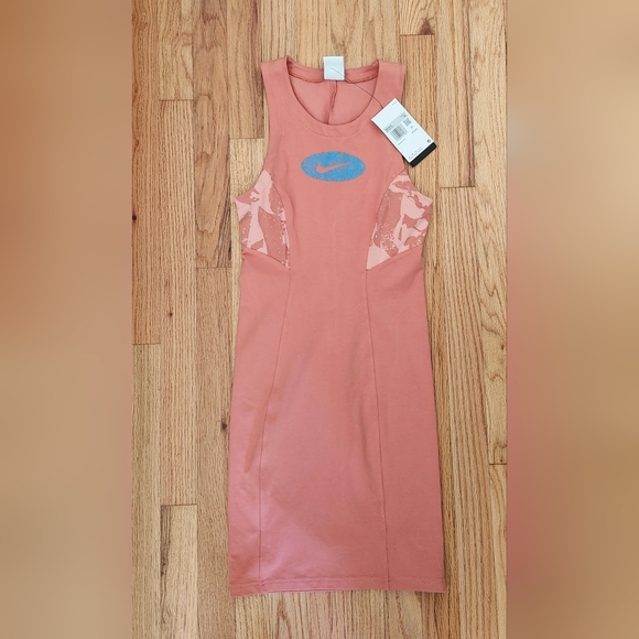 Nike Dresses & Skirts - Nike Sportswear Icon Clash Women's Size XS Coral Tank Dress NWT